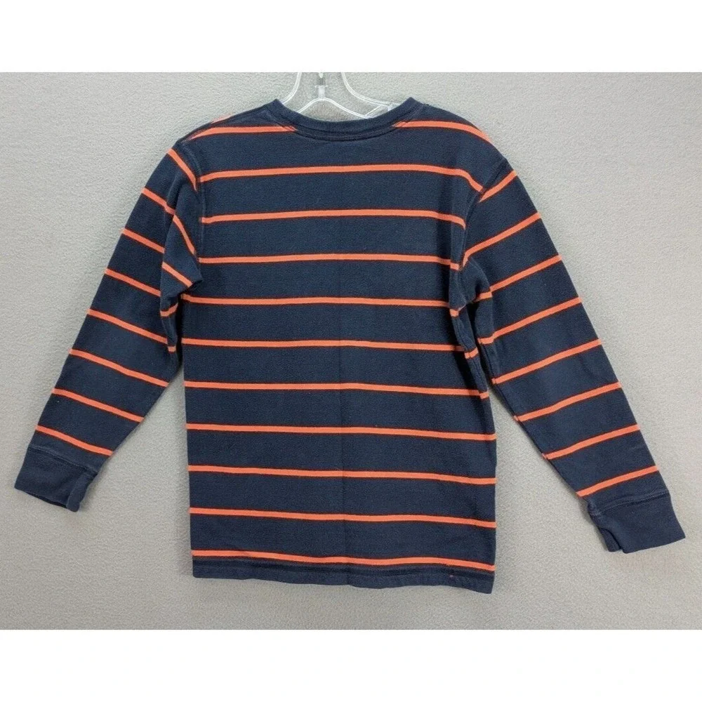 Y2K Gap Sweater Kids Boys Size XL (12) Long Sleeve Striped Pullover Crewneck 80s